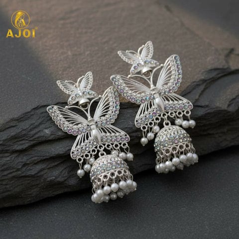 Butterfly Designer Jhumka Earrings
